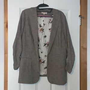 Plaid blazer